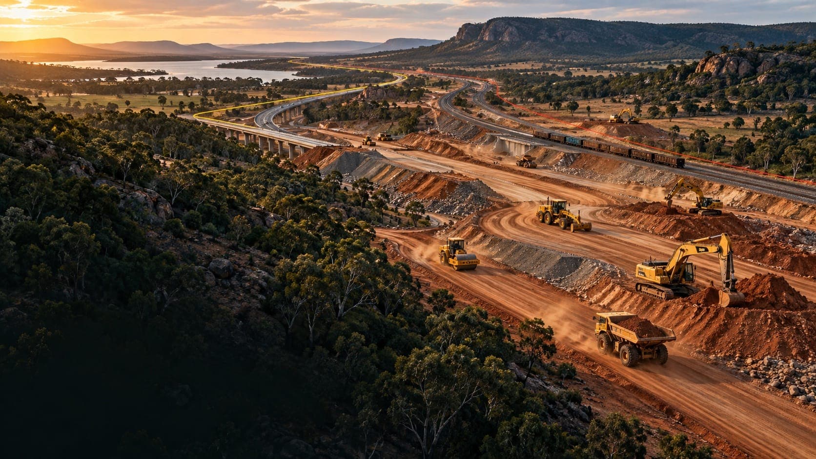 Transport infrastructure — Australian plant hire and infrastructure works